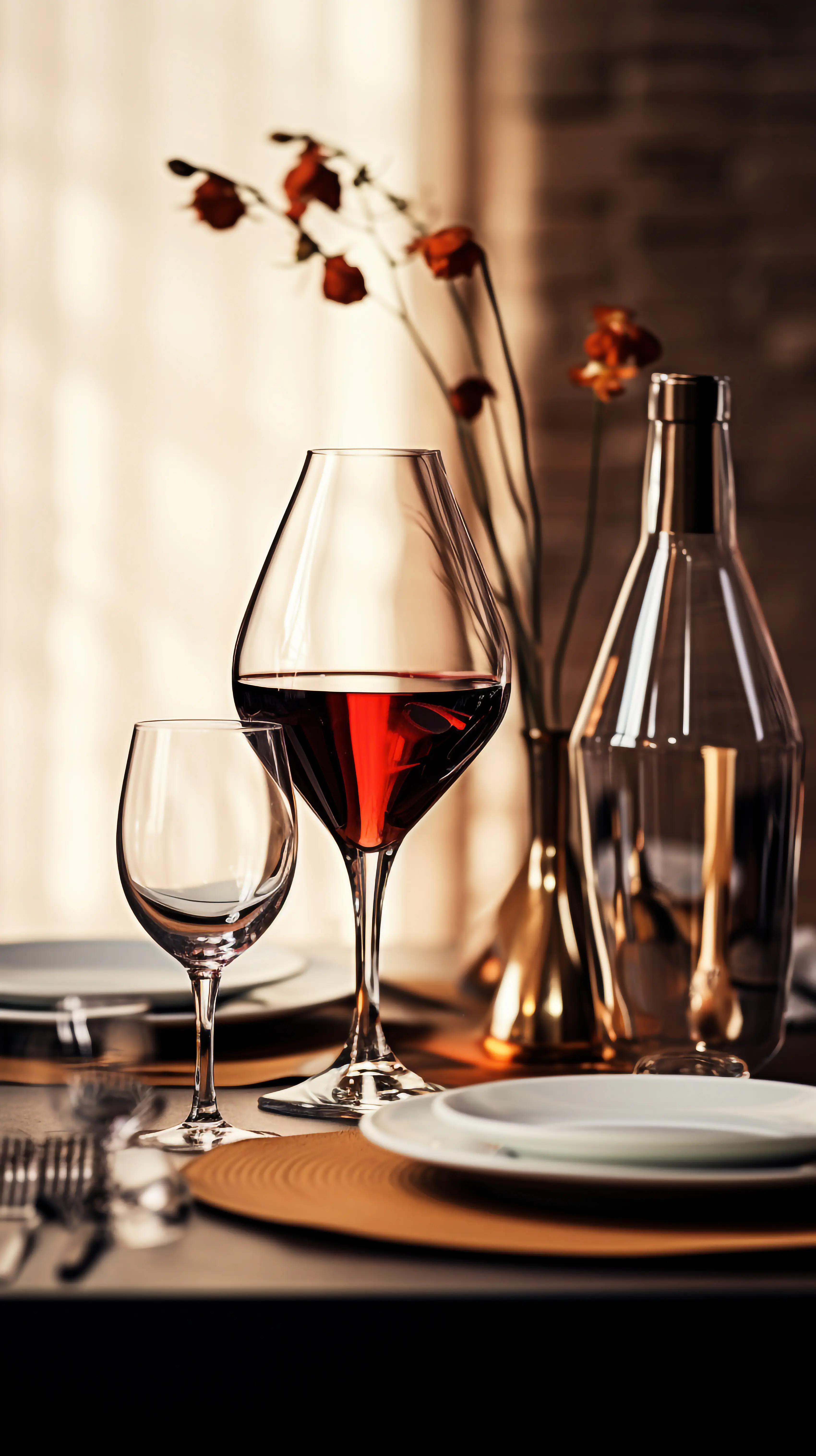 Bild von Rotwein und Weißwein